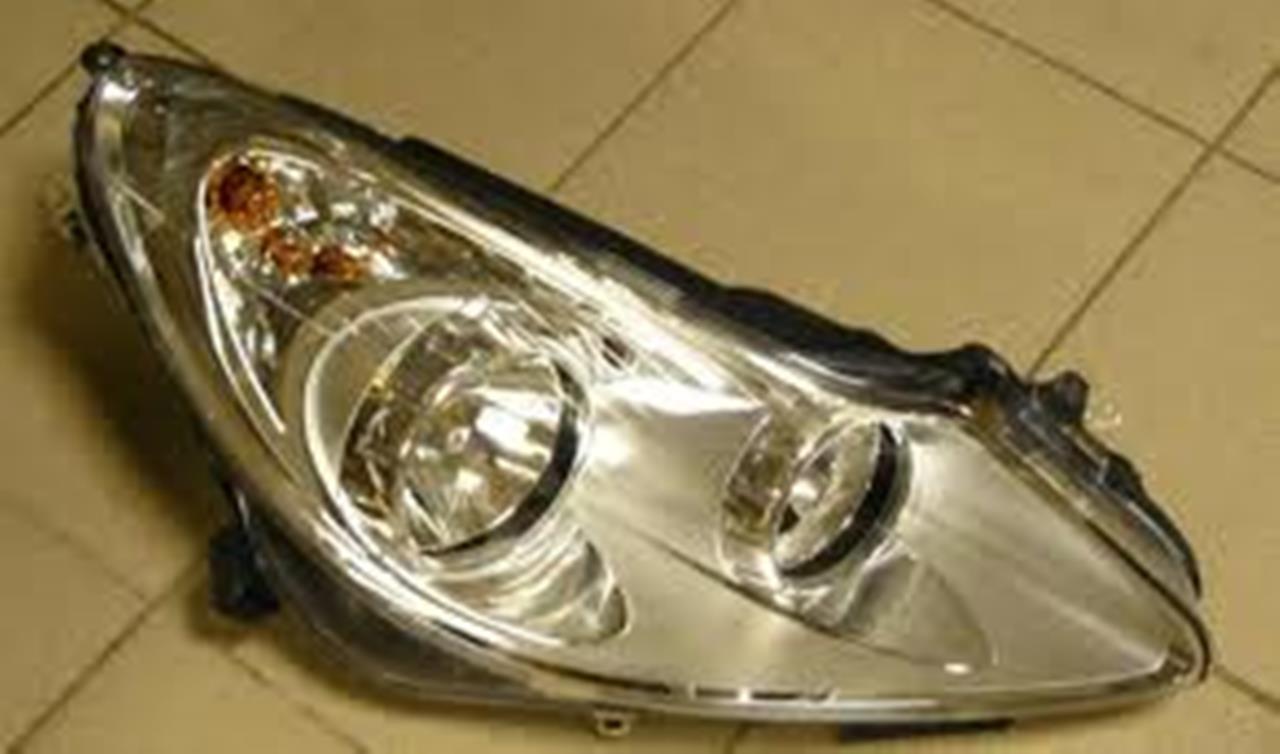 Фара правая под корректор хром OPEL CORSA -D- 2006-