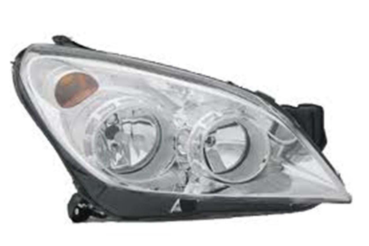 Фара правая под корректор хром OPEL ASTRA H- 2004-