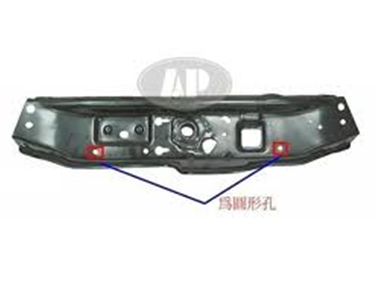 Панель передняя верхная часть OPEL ASTRA H- 2004-