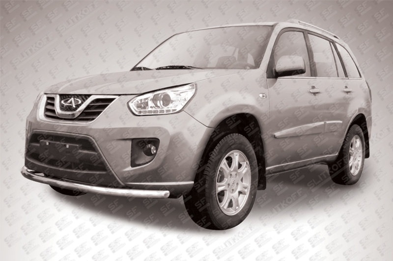 Защита переднего бампера d57 Chery Tiggo FL, Vortex Tingo FL