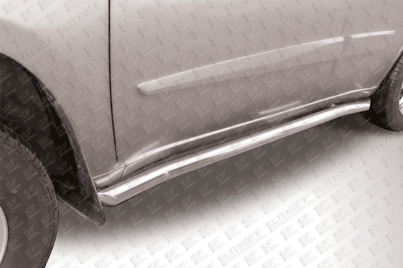 Пороги d57 с гибами Chery Tiggo FL, Vortex Tingo FL