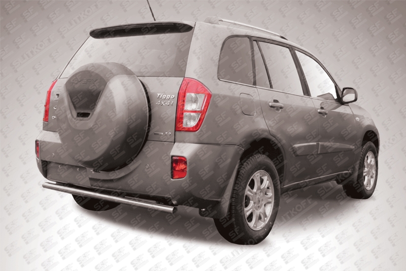 Защита заднего бампера d57 Chery Tiggo FL, Vortex Tingo FL