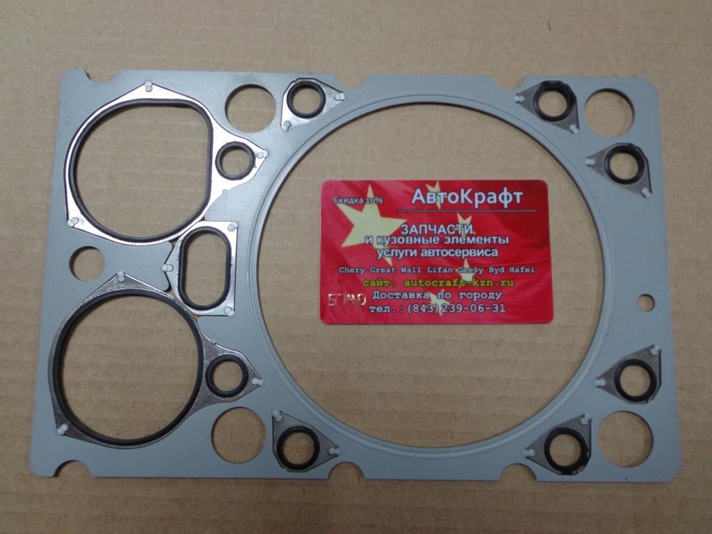 Прокладка головки блока металлическая (прорезиненная) Shacman WP10 WD615 NEW