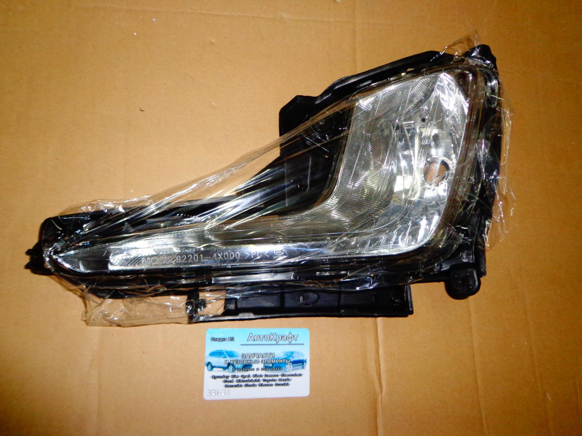 Фара противотуманная левая HYUNDAI SOLARIS 2010-