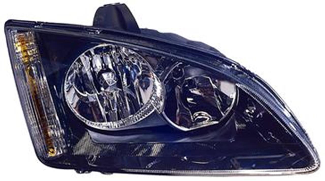 Фара правая черная FORD FOCUS II 2005-