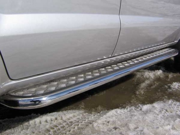 Пороги d42 с листом Hyundai Tucson