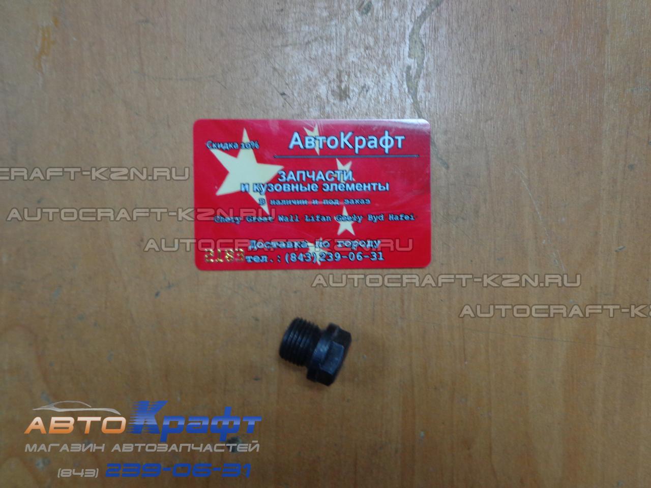 Пробка поддона Chery Tiggo 1.6 1.8, Vortex Tingo
